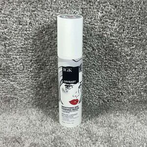 IGK Crybaby Smoothing and Finishing Serum White Frizz Control 1.5 fl oz
